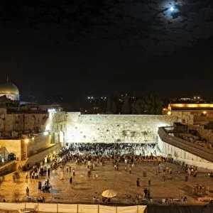 Wailing Wall in the Old City of Jerusalem, Israel, Middle East