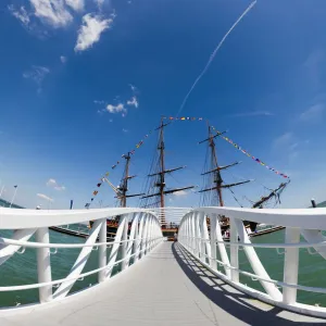 Walking plank. HMS Bounty Walking plank. HMS Bounty