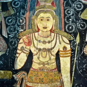 Wall Paintings in the Shrine at Kelaniya Temple Wall Paintings in the Shrine at Kelaniya Temple