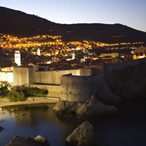 Walled city of Dubrovnik, Southeastern tip of Croatia, Dalmation Coast, Adriatic Sea, Croatia, Easte