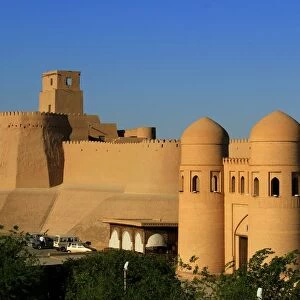 The walls and gates of Khiva, Uzbekistan