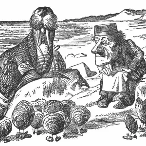 The Walrus and the Carpenter Talking to the Oysters in Through the Looking-Glass The Walrus and the Carpenter Talking to the Oysters in Through the Looking-Glass