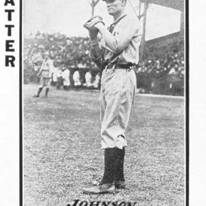 Walter Johnson Baseball Game Card