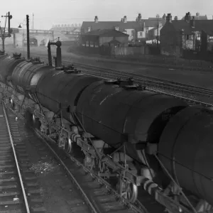 Wartime Tanker Train Print, Cambridge 1943