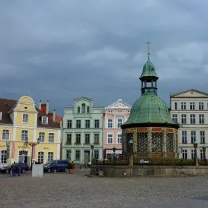 Wasserkunst fountain, Wismar