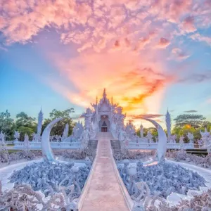 Wat Rong Khun White Temple Print Wat Rong Khun White Temple Print