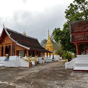 Wat Xiengleck buddist temple at luang prabang Laos Asia