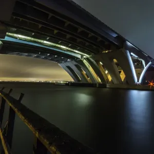Woodrow Wilson Bridge Long Exposure Print Woodrow Wilson Bridge Long Exposure Print