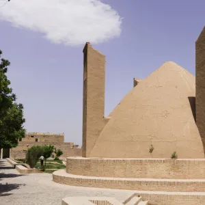 Water cooler with windtowers, Meybod, Yazd, Iran