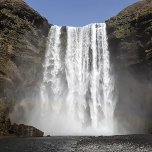 Waterfall, Skogafoss, Iceland Waterfall, Skogafoss, Iceland
