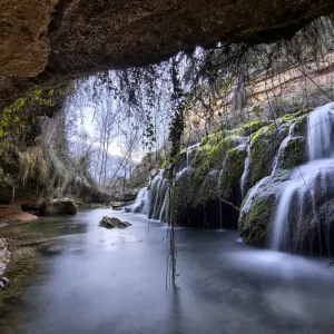 Waterfall Print from Inside a Cave Waterfall Print from Inside a Cave