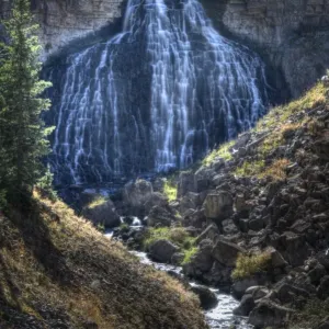 Waterfall, Yellowstone National Park