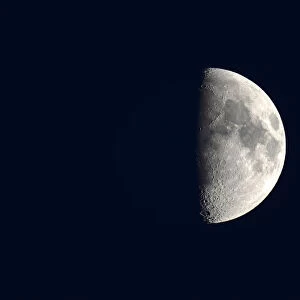 Waxing crescent moon, Baden-Wurttemberg, Germany