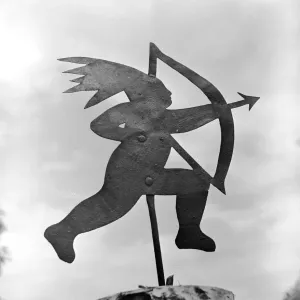 18th-Century Archer Weather Vane Print