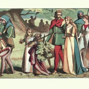 Wedding of Robin Hood and Maid Marion, Sherwood Forest Wedding of Robin Hood and Maid Marion, Sherwood Forest