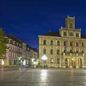 Weimar town hall, Weimar, Thuringia, Germany