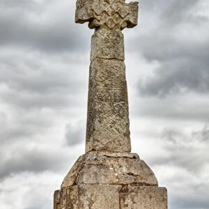 West side of Celtic high cross, Dysert O Dea near Corofin, County Clare, Ireland, Europe