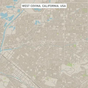West Covina California US City Street Map West Covina California US City Street Map