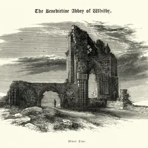West End, Benedictine Abbey of Whitby, North Yorkshire West End, Benedictine Abbey of Whitby, North Yorkshire