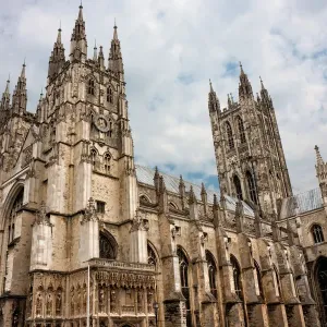 West Facade Print of Canterbury Cathedral West Facade Print of Canterbury Cathedral
