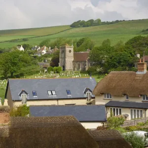 West Lulworth Village Print