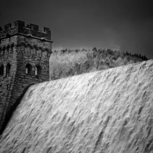 West tower of Derwent dam