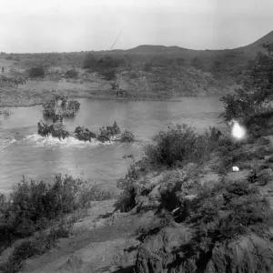 Print of Artillery Crossing the Modder River Print of Artillery Crossing the Modder River