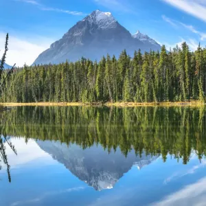 Whirlpool Peak & Leach Lake Print, Jasper National Park Reflection Whirlpool Peak & Leach Lake Print, Jasper National Park Reflection