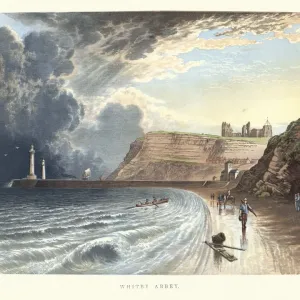 19th Century Whitby Abbey Print 19th Century Whitby Abbey Print