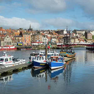 Whitby harbour, North Yorkshire, England