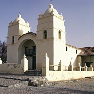 a white church building
