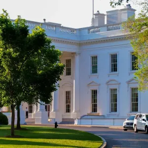 The White House Olympus Digital Camera Print The White House Olympus Digital Camera Print