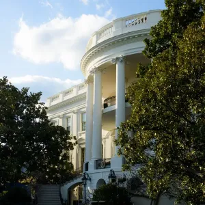 The White House South Portico Print The White House South Portico Print