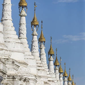 White pagoda in Mandalay