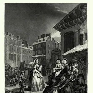 William Hogarth Four Times of the Day - Morning