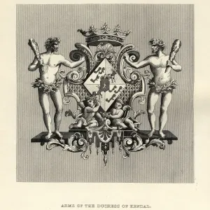 Vintage Print of Hogarth's Coat of Arms Vintage Print of Hogarth's Coat of Arms