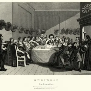 William Hogarths Hudibras, The Committee, Quacks of Goverment William Hogarths Hudibras, The Committee, Quacks of Goverment