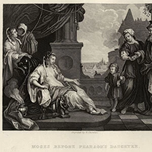 William Hogarths, Moses before the Pharaohs daughter