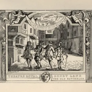 William Hogarth's Print: The Old Bachelor Scene at Theatre Royal Drury Lane William Hogarth's Print: The Old Bachelor Scene at Theatre Royal Drury Lane