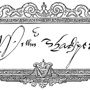 William Shakespeareas Signature