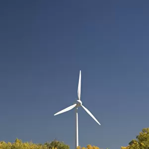 Wind turbine, Alberta, Canada