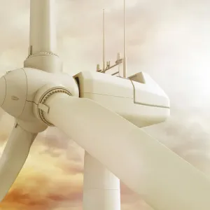 Wind Turbine close up Wind Turbine close up