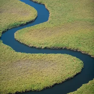 Winding River Course Print Winding River Course Print