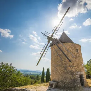The windmill in the village of Apt The windmill in the village of Apt