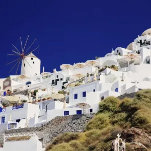 Santorini Windmill Print Santorini Windmill Print