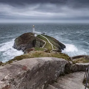 Winter at South Stack Lighthouse Print Winter at South Stack Lighthouse Print