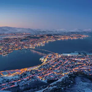 Winter view of Tromso, Norway