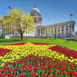 Wisconsin State Capitol - Capital in Spring