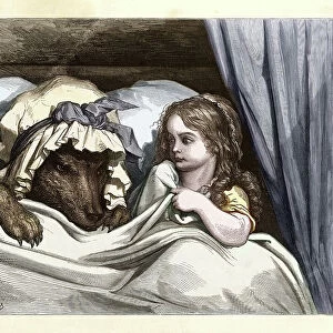 The Wolf and Little Red Riding Hood, by Gustave Dore