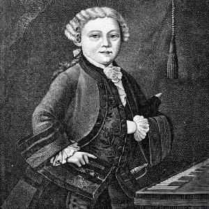 Wolfang Amadeus Mozart, 6 years old in a gala dress Wolfang Amadeus Mozart, 6 years old in a gala dress